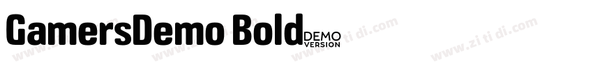 GamersDemo Bold字体转换